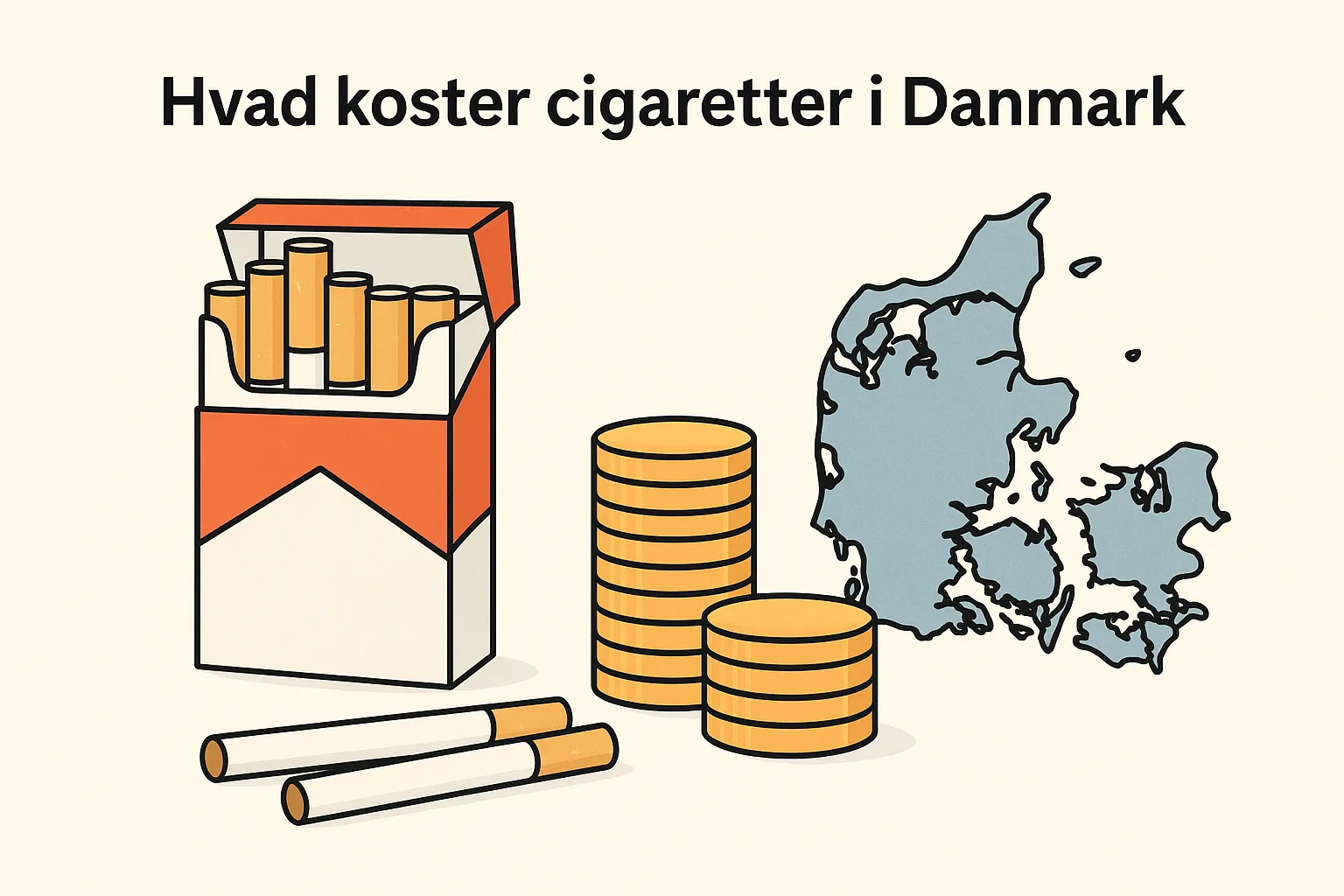 Hvad koster cigaretter i Danmark?
