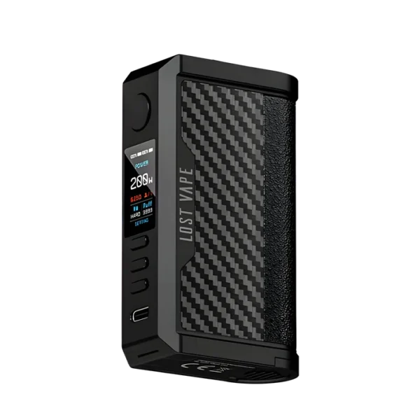 Lost Vape centaurus q200 box mod Black Carbon Fiber