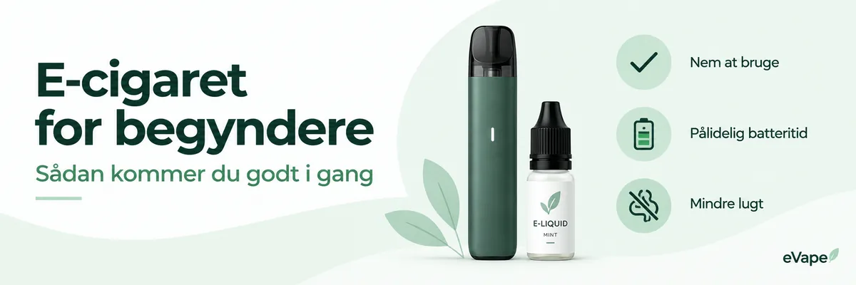 E-cigaret for begyndere &ndash; pod-system fra eVape