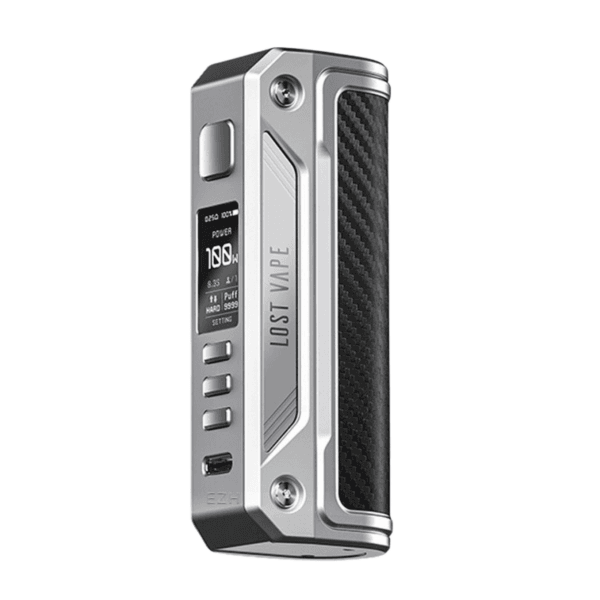 Lost Vape Thelema Solo Box mod SS Carbon Fiber