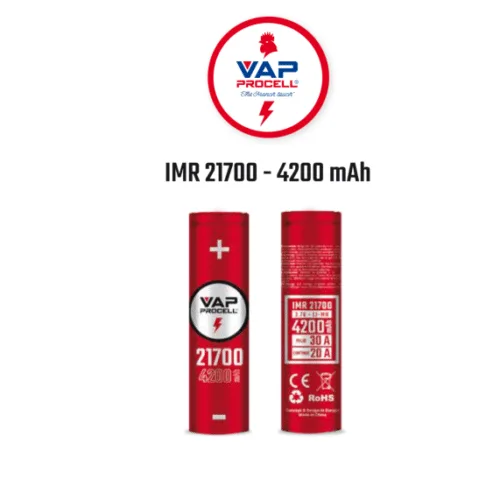 VAP PROCELL 21700 20A 4200mAh