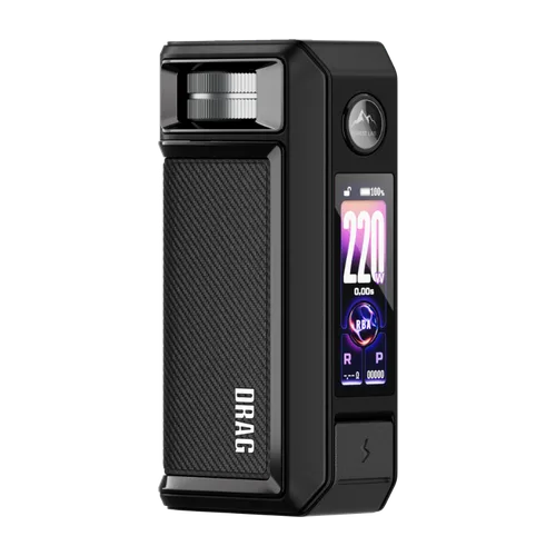Voopoo Drag 6 Box Mod i farven Black med 1,66&rdquo; TFT-sk&aelig;rm