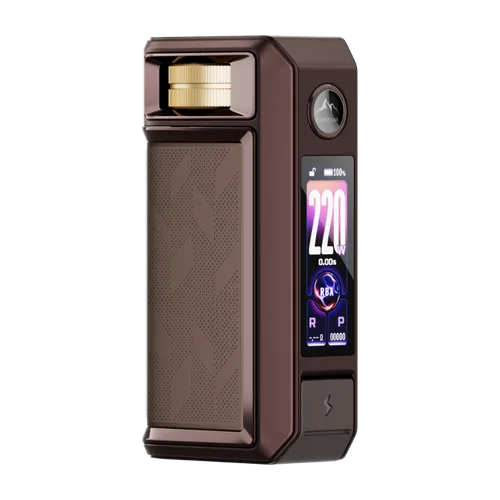 Voopoo Drag 6 Box Mod i farven Brown med 1,66&rdquo; TFT-sk&aelig;rm