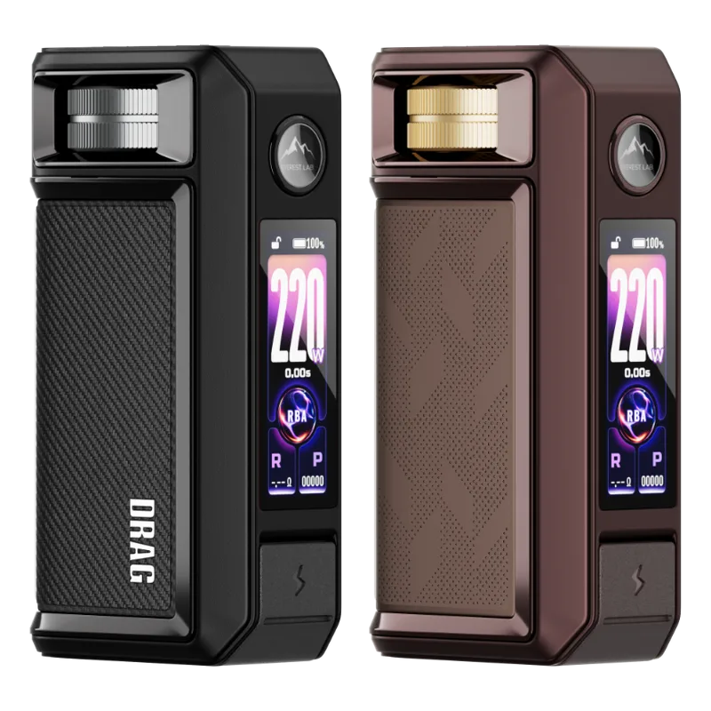 Voopoo Drag 6 Box Mod i farverne Black og Brown